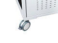 ErgoFount KFT 004 White мобильная тумба для AV-оборудования, цвет белый