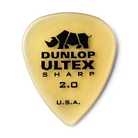 Dunlop 433P200 Ultex Sharp 6Pack  медиаторы, толщина 2 мм, 6 шт.