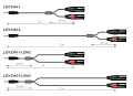 AuraSonics J35Y2XM-1-LONG кабель джек мини 3.5 мм - 2 XLR папа, длина 1 метр