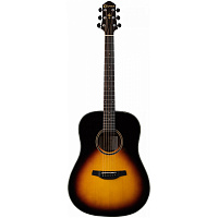 CRAFTER HD-250/VS  акустическая гитара, верхняя дека ель, корпус красное дерево, цвет винтажный санберст