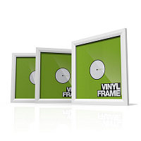 Glorious Vinyl Frame Set White  комплект рамок для обложек винила формата 12'', цвет белый, 3 штуки
