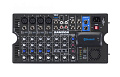 Samson XP800 Мобильный звуковой комплект:2 акустических системы 8" + 1", 8-канальный микшер-усилитель, 2x400 Вт, Bluetooth, USB вход для радиосистем XPD, размеры 622x673x432 мм, вес 21.8 кг