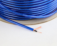 AuraSonics IC124CB-TBU инструментальный кабель, диаметр 6 мм, прозрачный синий