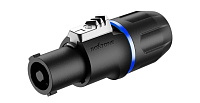 ROXTONE RS4FP-Blue Разъем кабельный типа speakon, 4-контактный, "female", контакты: никелированная латунь. Цвет черно-синий