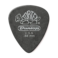 Dunlop 488P088 Tortex Pitch Black Standard 12Pack  медиаторы, толщина 0,88 мм, 12 шт.