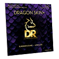 DR DAP-11 струны для акустической гитары, калибр 11-50, серия DRAGON SKIN+™