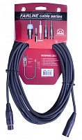 Superlux SFM7.5FM балансный микрофонный кабель 7,5 м, XLR3F - XLR3M, жила 0,2 мм