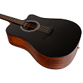 ROCKDALE Aurora D3 C BK Gloss акустическая гитара, дредноут с вырезом, цвет черный