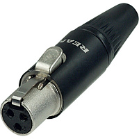 Neutrik RT3FC-B кабельный разъем mini  XLR female 3 контакта