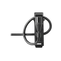 SHURE MX150B/O-XLR всенаправленный петличный микрофон черного цвета с преампом RK100PK, кабелем 1.8 м, XLR коннектором