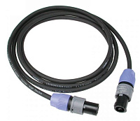 KLOTZ SC3-03SW готовый акустический кабель 2x2.5мм, длина 3м, Neutrik NL2FC Speakon -Neutrik NL2FC Speakon, цвет черный