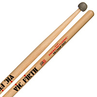 VIC FIRTH 5BCO  барабанные палочки 5B с резиновым наконечником, материал - гикори, длина 16 1/4", диаметр 0,595", серия American Classic