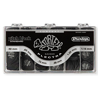 Dunlop 4880 Tortex Pitch Black Standard Display  медиаторы, 0,5/0,6/0,73/0,88/1/1,14 мм; по 72 шт.