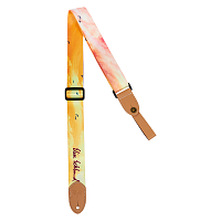 FLIGHT S35 SUNSET  ремень для укулеле, материал полиэстер, цвет оранжевый, Elise Ecklund