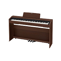 Casio PX-870BN  цифровое фортепиано, 88 клавиш, 256-голосная полифония, 19 тембров, 4 хоруса, цвет коричневый