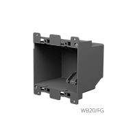 Caymon WB20/FG Коробка для настенного монтажа рамки CASY052/B. Изготовлена из ПВХ. Для гипсокартонных стен. Размеры (Ш х В х Г) 101 x 109,4 x 72 мм