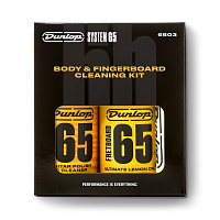 Dunlop 6503 System 65 Cleaning Kit набор для ухода за гитарой, 2 средства