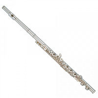 YAMAHA YFL-372 флейта с 'ми-механикой', с резонаторами, не в линию, посеребренная, головка серебро, с кейсом