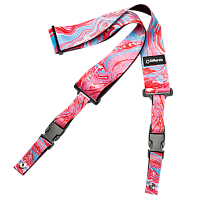 Dimarzio DD2244 Ремень для гитары STEVE VAI CLIPLOCK - BLUE CHERRY UNIVERSE GUITAR STRAP, рисунок Blue Cherry Universe
