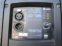 dB Technologies DVX DM15 активный сценический монитор премиум класса, 750 Вт, 55-20 кГц,132 дБ,15"/1.4",DSP