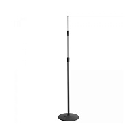 OnStage MS9312  микрофонная стойка прямая, круглое основание, регулируемая высота, черная