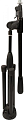 Ultimate Support PRO-R-T-SHORT-T низкая микрофонная стойка "журавль" на треноге, со складным механизмом, высота 49-72 см, черная