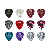 Dunlop PVP106 Variety Celluloid 12Pack  набор медиаторов, средние, 12 шт.