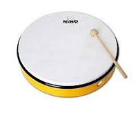 MEINL NINO5Y ручной барабан 10' с колотушкой желтый, мембрана пластик