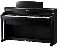 KAWAI CS7 Цифровое пианино, цвет черный полированный, механика Grand Feel, деревянные клавиши с покрытием Ivory Touch