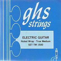 GHS TM1500 Струны для электрогитары, никель, роликовая обмотка, 13-17-24-32-42-56, Nickel Rockers 
