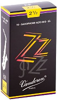 Vandoren SR4125 трости для альт-саксофона, jaZZ, №2.5, (упаковка 10 шт.)
