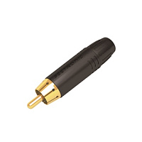 Seetronic MT380 кабельный разъем RCA, позолоченные контакты, для кабеля 3.5-6.5 мм, черный