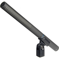 Audio-technica AT897  Микрофон-пушка, 280 мм, предназначен для полевых условий в производстве ТВ и видео, профессиональной записи и радиовещания