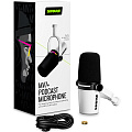 SHURE MV7+ W Гибридный USB/XLR микрофон для записи/стримминга речи и вокала, DPS, цвет белый
