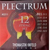 THOMASTIK Plectrum AC211 струны для двенадцатиструнной гитары 11-50, бронза