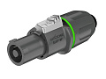 ROXTONE RS4FP-WP-Green Разъем кабельный speakon влагозащищенный. Цвет черный, с зеленым кольцом