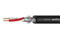 ROXTONE MC022L-LSZH/100 Black Mикрофонный кабель 2х0.5 кв.мм, D 6.8 мм в LSZH-малодымной оболочке из огнеупорной полимерной композиции (UL-V0), не содержащей галогенов и не распространяющей горение при групповой прокладке, катушка 100 м