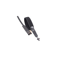 BlackSmith LS-0761 Black ремень для гитары, неопрен сверху, замша снизу, 70 мм, цвет черный