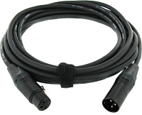 Cordial CPM 1,5 FM-FLEX микрофонный кабель XLR female/XLR male, разъемы Neutrik, 1,5 м, черный