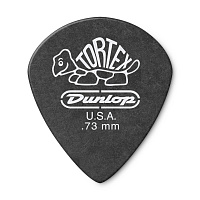 Dunlop 482P073 Tortex Pitch Black Jazz III 12Pack  медиаторы, толщина 0,73 мм, 12 шт.