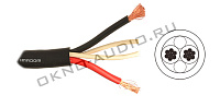 Mogami 3103-00 акустический кабель 2х4 мм2, 12 мм. чёрный