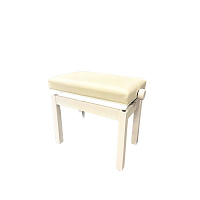 Hidrau X30 White Matt банкетка белая сатинированная, сиденье - белый кожзам