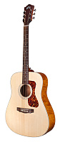GUILD D-240E Limited электроакустическая гитара формы дредноут, топ массив ели, цвет натуральный