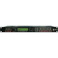 American Audio LSM480 2-биттный (40-битный с плавающей точкой) процессор. Высокопроизводительные 24-битные конвертеры A/D и D/A Частотное разрешение – 1 Гц. 6-полосный эквалайзер для каждого выхода и входа. Полнофункциональные лимитеры на выходном канале