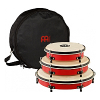 MEINL PL-SET  пленера - набор ручных барабанов (Пуэрто Рико) - 8", 10", 12", в комплекте чехол, настроечный ключ
