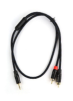 AuraSonics J35Y2RCA-1 Y-кабель jack 3.5 мм - 2 x RCA, длина 1 метр