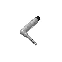 Amphenol ACPS-TN Разъем 1/4" (6.35 мм) стерео джек, штекер, угловой, цвет никель