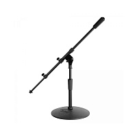 OnStage MS9409  микрофонная стойка укороченная, круглое основание. Высота: 228-330 мм