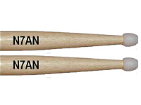 VIC FIRTH N7AN  барабанные палочки 7A, орех, нейлоновый наконечник, длина 15 1/2", диаметр 0,540", серия NOVA