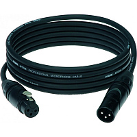 KLOTZ M1FM1K0300 микрофонный кабель MY206, бронзовые 3pin XLR Neutrik мама, папа, длина 3 м
